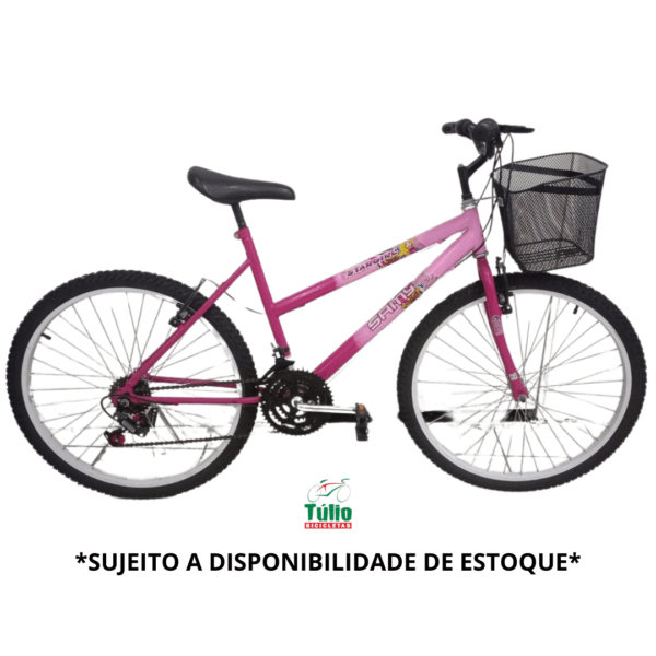 Bicicleta Aro 26 Feminina 18 marchas